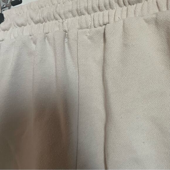 Cotton On Cream Athletic Sweat Shorts with Elastic Waistband - Picture 4 of 4